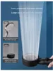 Household bath set nozzle booster shower head handheld nozzle bubble nano shower head large water output bathroom easy to use 4