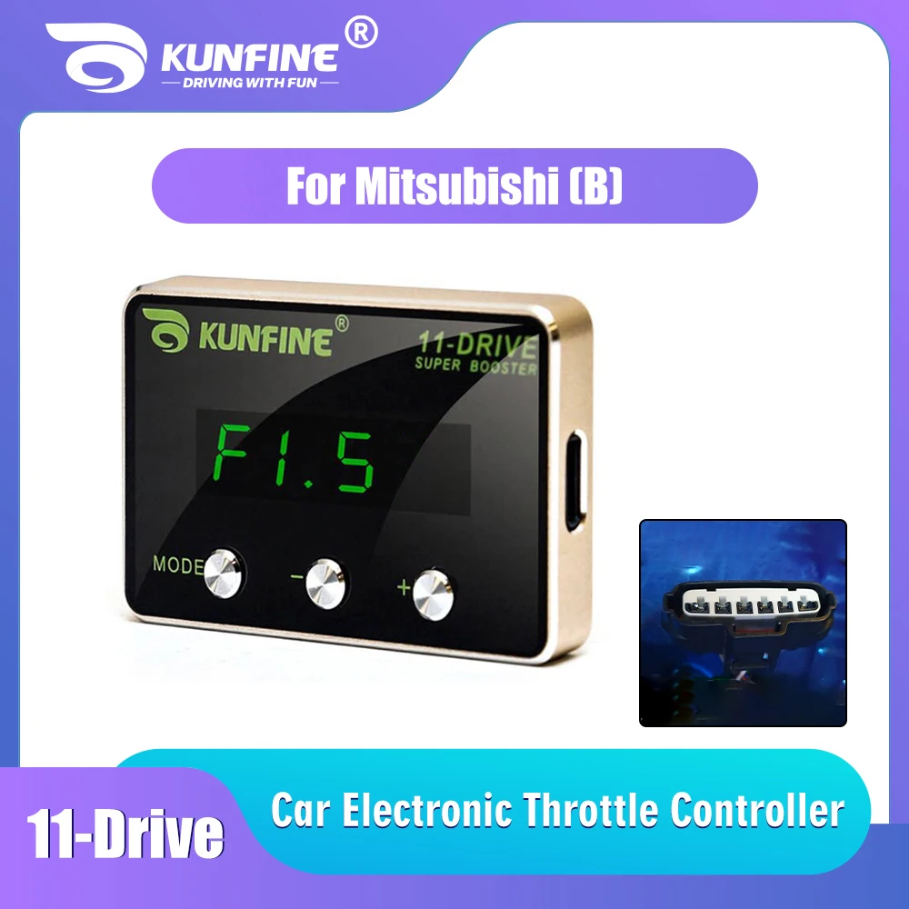 Car Electronic Throttle Controller Racing Accelerator Potent Booster Mitsubishi (B) Tuning Parts Accessory throttle controller