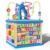 luckyever New Multi-Maze Multi-function Wooden Math Around Bead Maze Letters Recognition Multicolor Clock