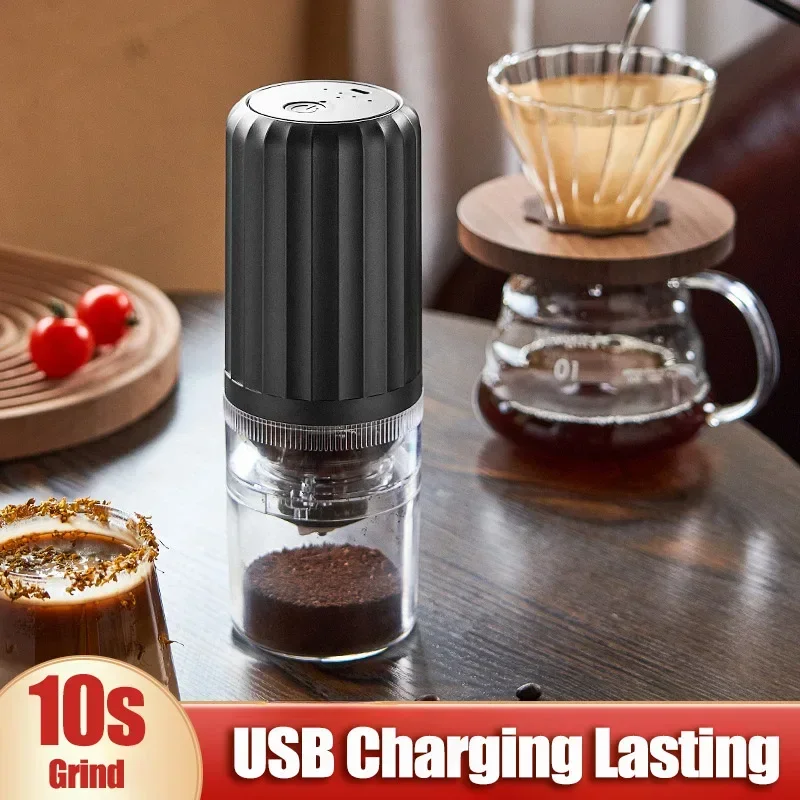 Portable Electric Coffee Grinder 13W 200ml USB Rechargeable