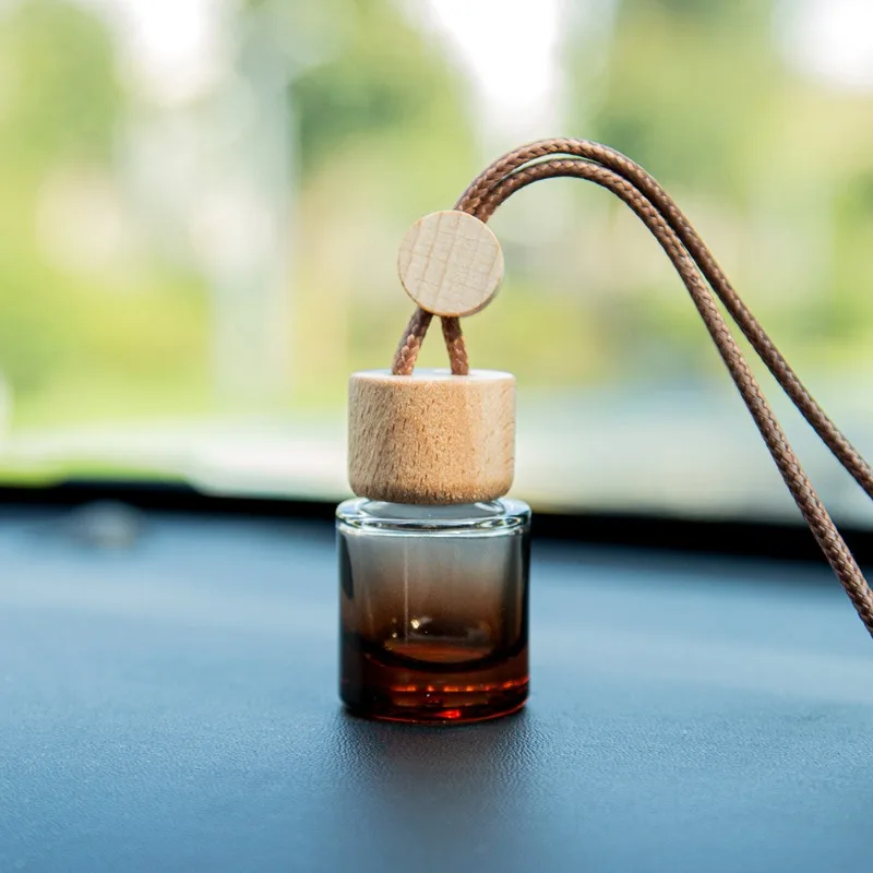 1 pz. Diffusore di Oli Essenziali per Auto da 8ml, Deodorante per Ambienti, Bottiglia di Profumo, Ornamento, Piccolo Tappo Rotondo, Bottiglia Vuota, Ciondolo - immagine 5