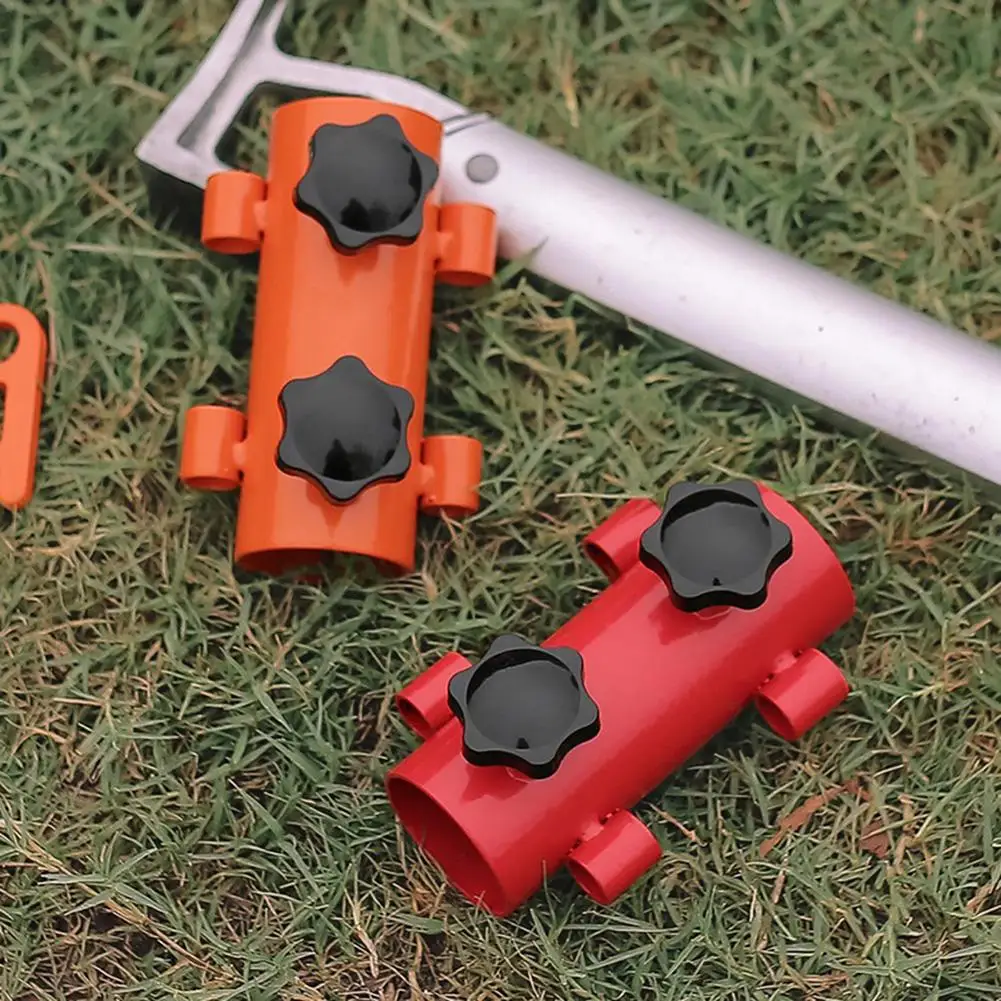 

Awning Canopy Pole Fixing Pipe Ground Holder Colorful Windproof Adjustable Outdoor Camping Tent Accessories