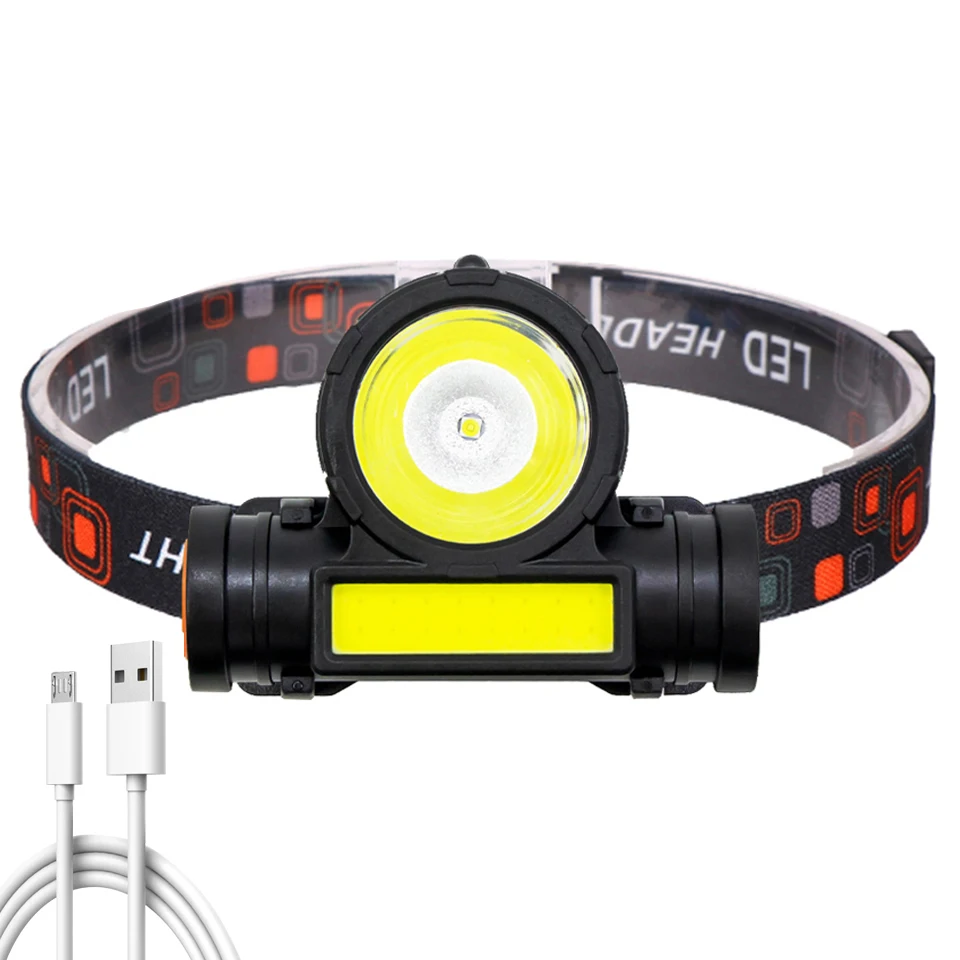 

Built in Usb Rechargeable 18650 Battery Working Light XP-G Q5 Zoomable Headlamp Head Lamp Headlight Waterproof 2500lm Led