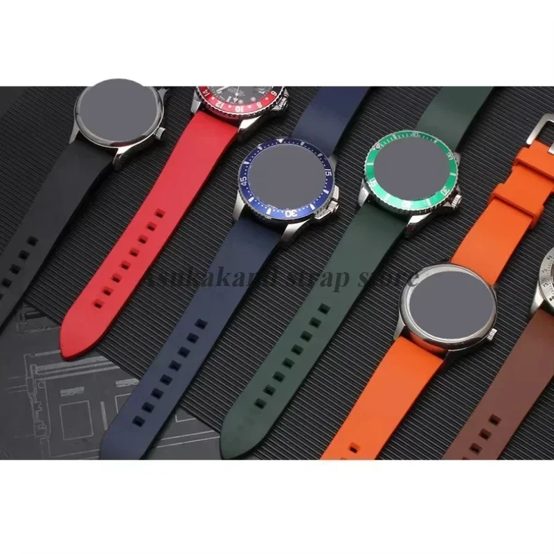 Quick Release Silicone Watch Band - Versatile Rubber Strap