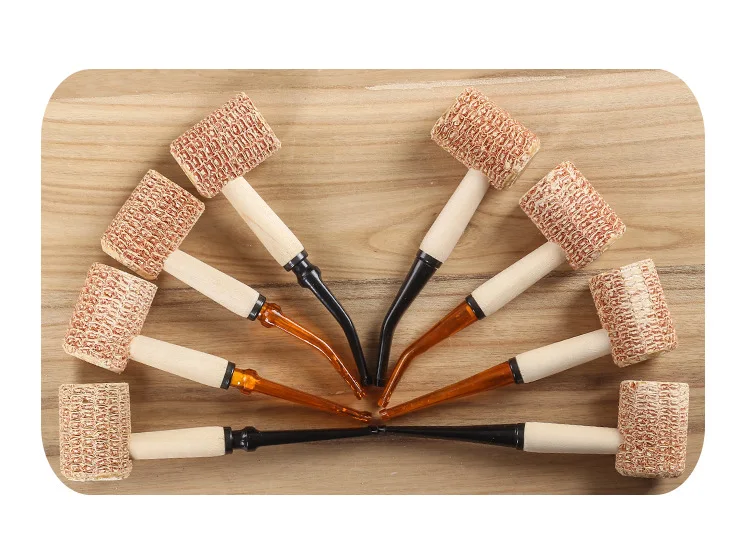 Description Picture 4 of item2024 Hot Sale Disposable corn pipes for beginners detachable Pipe for smoking Handmade Smoke Pipe Portable Cigarette filter