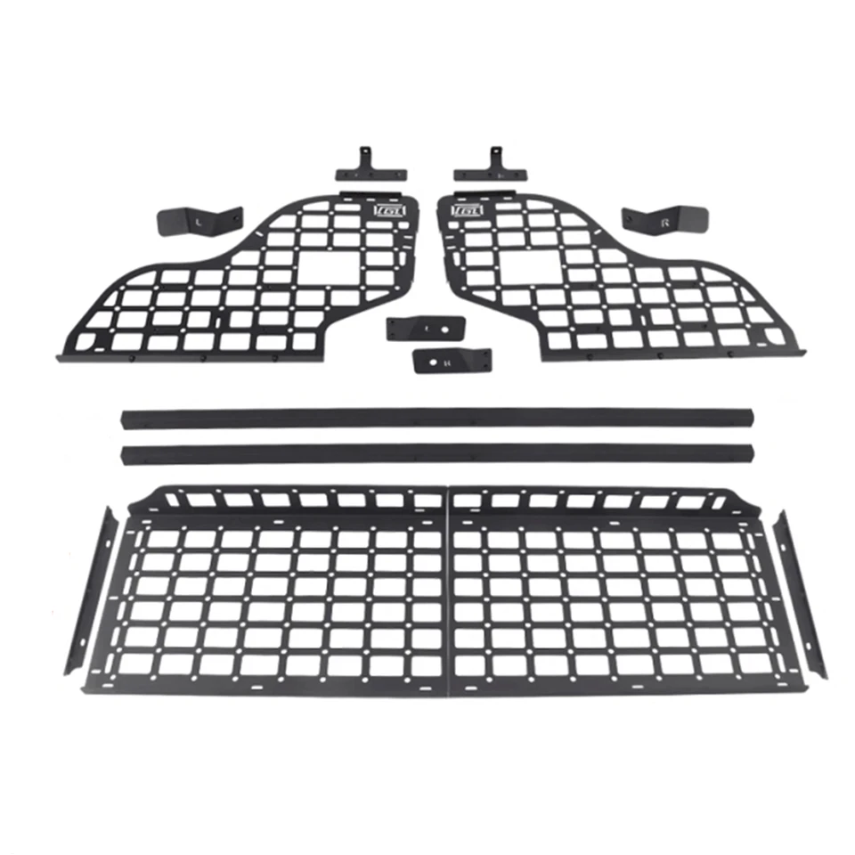 CGZ Molle 패널, 닛산 X-Trail T31 2008-2013 에 적합, 후면 트렁크 선반, 모듈식 보관 화물 정리 랙