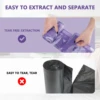 Thick Hand-Held Garbage Bag Household Large Plastic Tear-Free Drawstring Kitchen Waste Deodorization Mosquito Proof 3