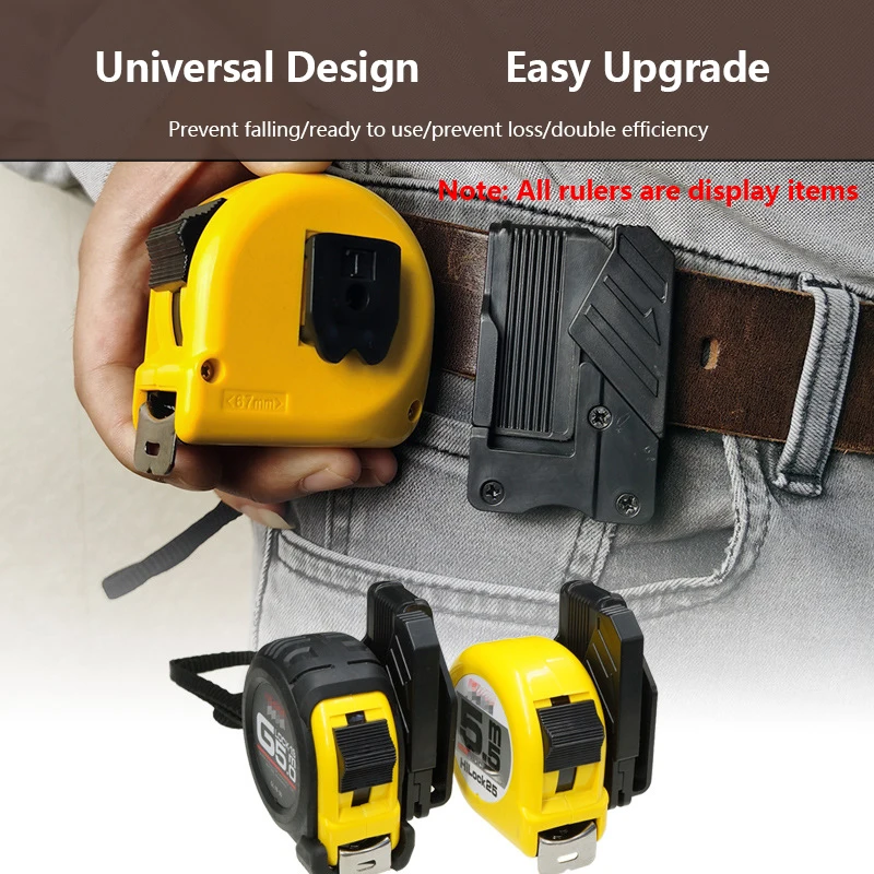 Tool Belt Organizer 1Pc Quick Release Buckle Hammer Wrench Power Tool Waist Belt Organiser Hooks Tape Measure Hanger Clip