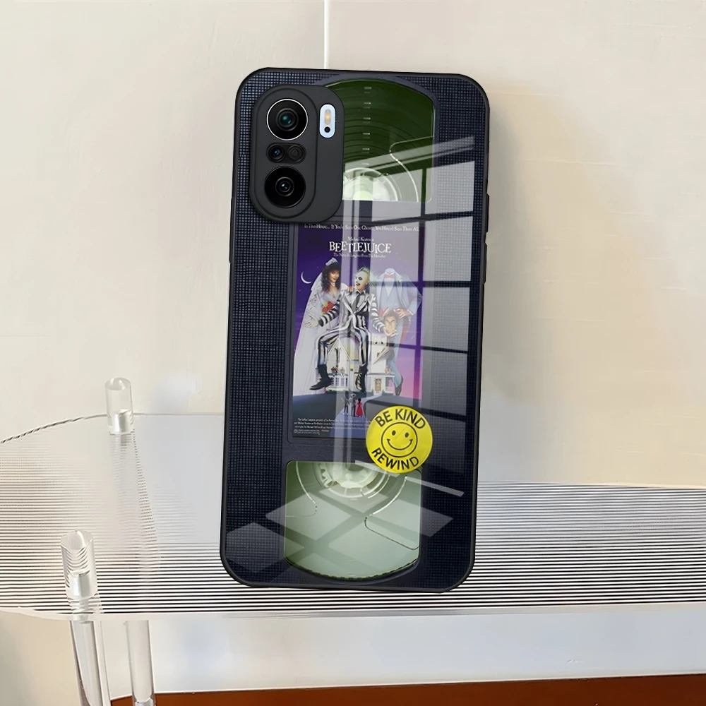 thumbnail image 1 of Funda de teléfono con manual B-Beetlejuices para Redmi 13 12 13c 12c Note 13 Pro Plus 11 12 Pro 10 12s 11s, cubierta trasera de vidrio templado, 1 of 5