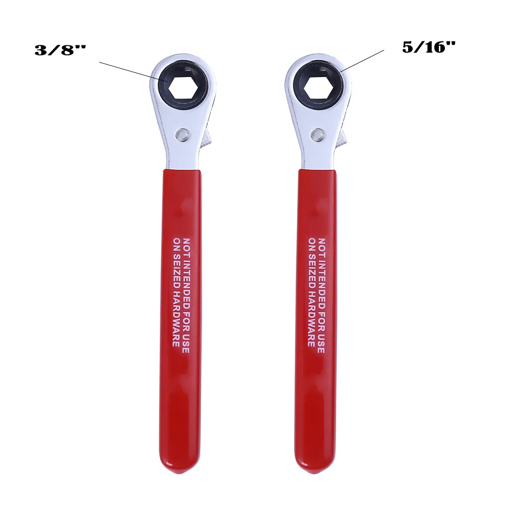 Hot Sale Reversible 5/16 Side Terminal Battery Ratchet Wrench 5.5in Long Insulated Handle Automobile Auto Tools Car Accessories
