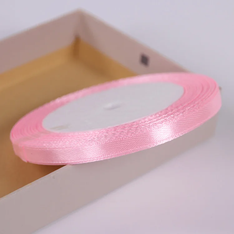 6mm 10mm 15mm 20mm 25mm 40mm 50mm Light Pink Satin Ribbons Christmas Wedding Birthday Party Decoration Gift Wrapping Ribbons satin ribbons ribbon decoration ribbon supplies satin ribbon christmas ribbon