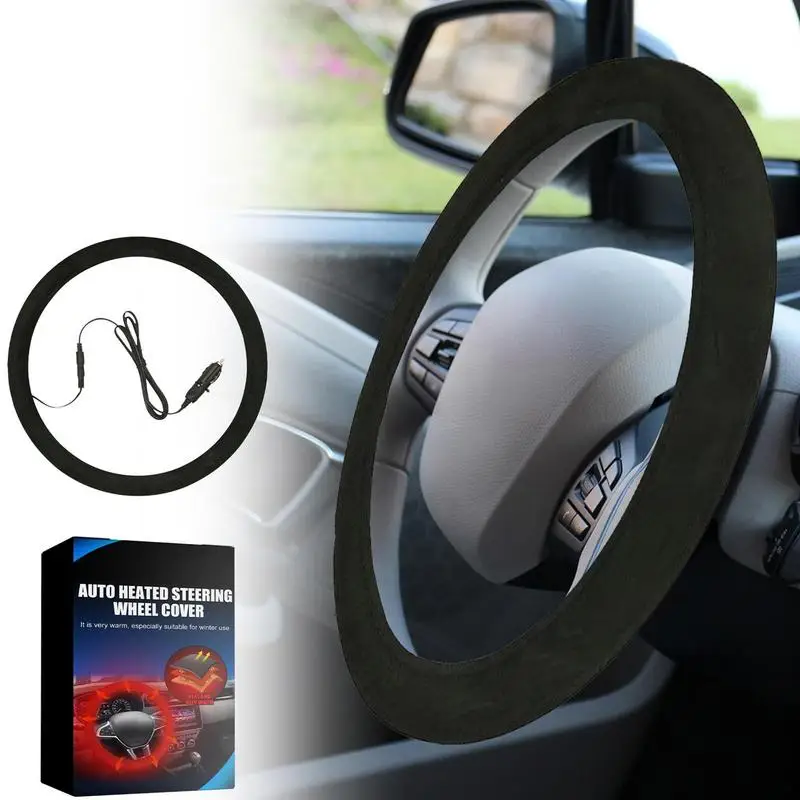 Heated Steering Wheel Cover Rechargeable Heated Steering Wheel