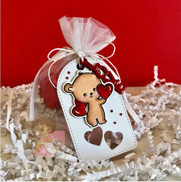 Valentinstag Liebesherz-Kartenetikett Box Metall-Stanzformen Klarer Stempel Heißfolie DIY Scrapbook Tagebuch Dekoration Vorlage 2025 Neu – Detail 6