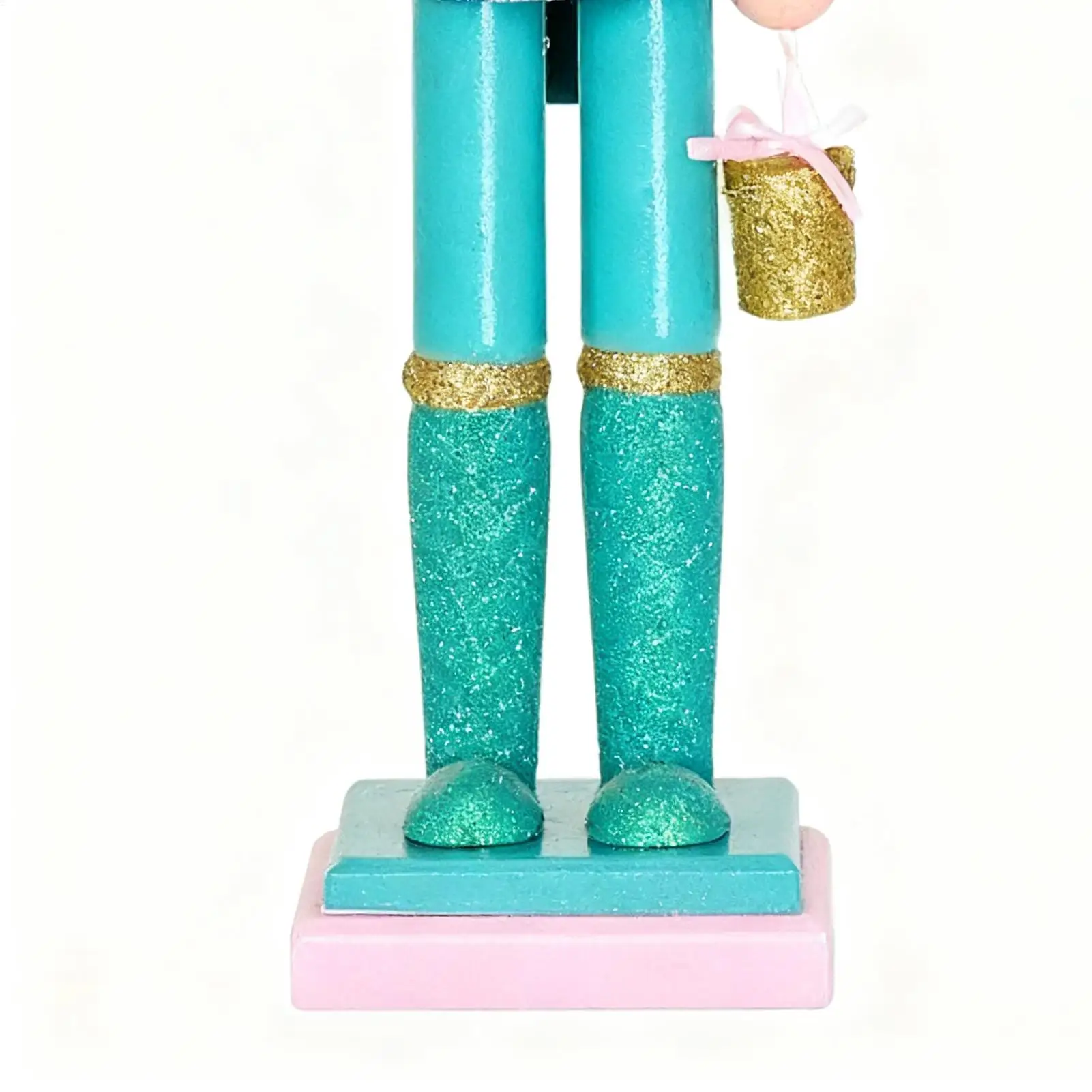 Nutcracker Christmas Decor 38cm Wooden Decoration Figure Collectibles Christmas Collectible Nutcracker For Holiday Kitchen