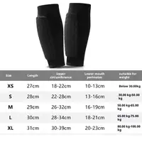 Protège-tibia de ski rembourrage en mousse EVA Protection contre les chocs respirant évacuation de l'humidité confort adapté pour les sports de ski cadeau lavable à la main 6