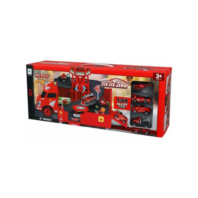 CAMIÓN PARKING BOMBEROS FIRE ROJO CON LUZ Y SONIDOS JUGUETOON|Juguete a de juguete| - AliExpress