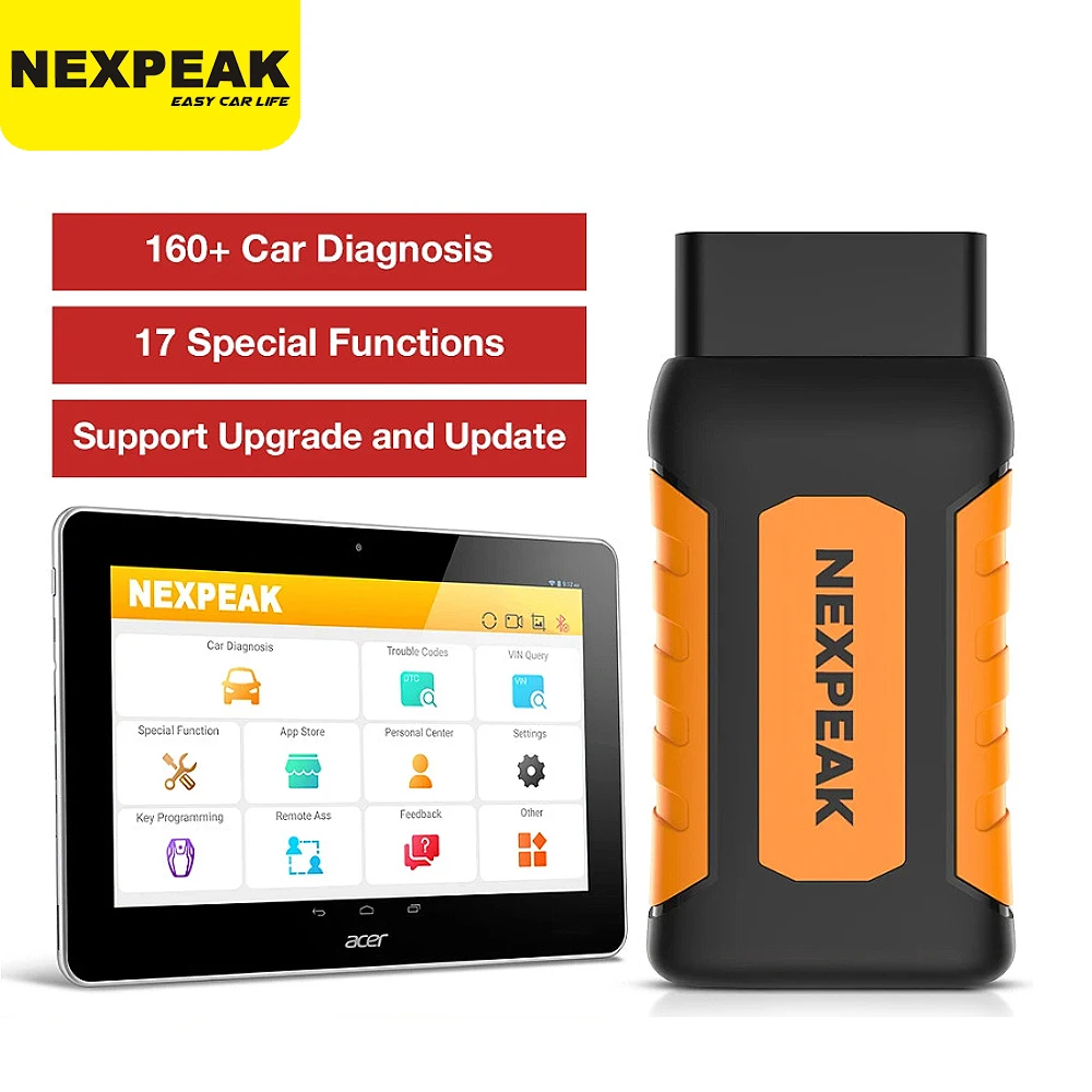 Nexpeak-車のコードリーダー,プロの自動車スキャナー,OBD2オイル Nexpeak-車のコードリーダー,プロの自動車スキャナー,OBD2オイル