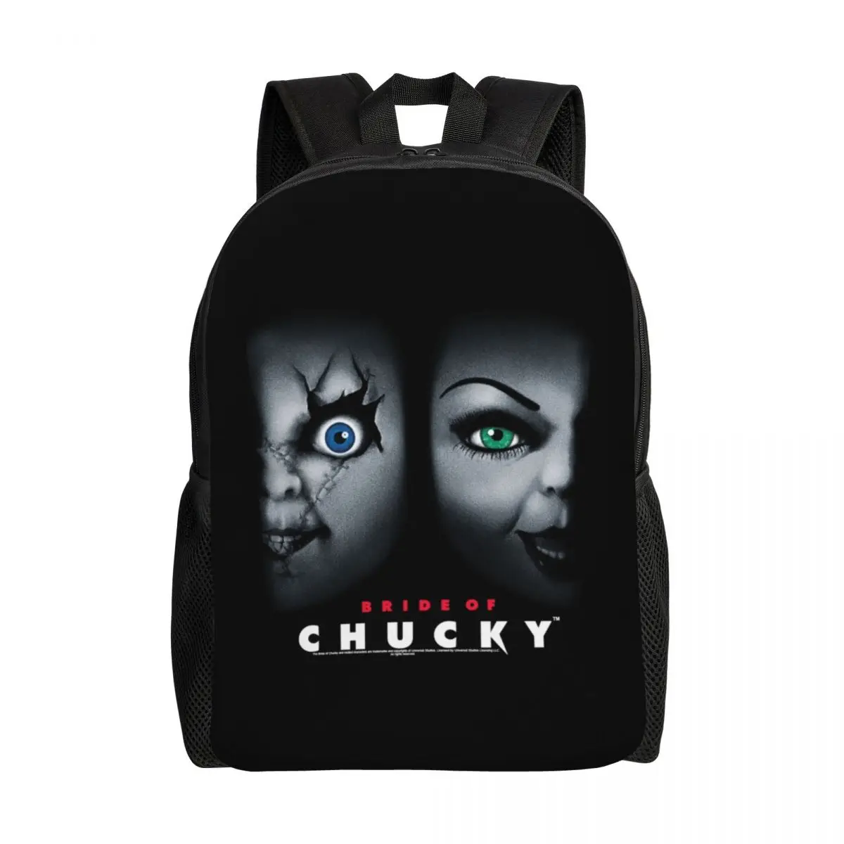 

Customized Bride Of Chucky Movie Backpacks Women Men Fashion Bookbag for School College Child's Play Bags
