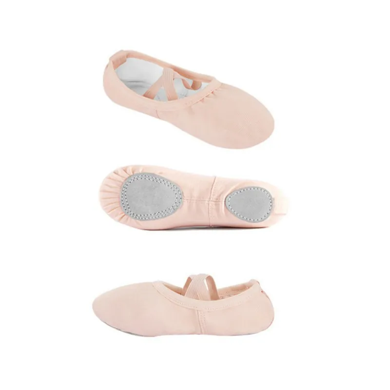 Dance Shoes, Ballet Shoes, Canvas Flat, Ballet Dancing Slippers, Ballerina Practice Shoes, For Girls Women Children, Soft Sole