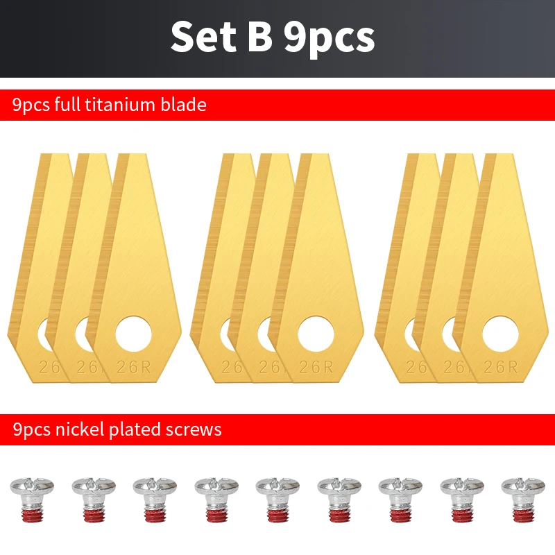 Golden 9pcs