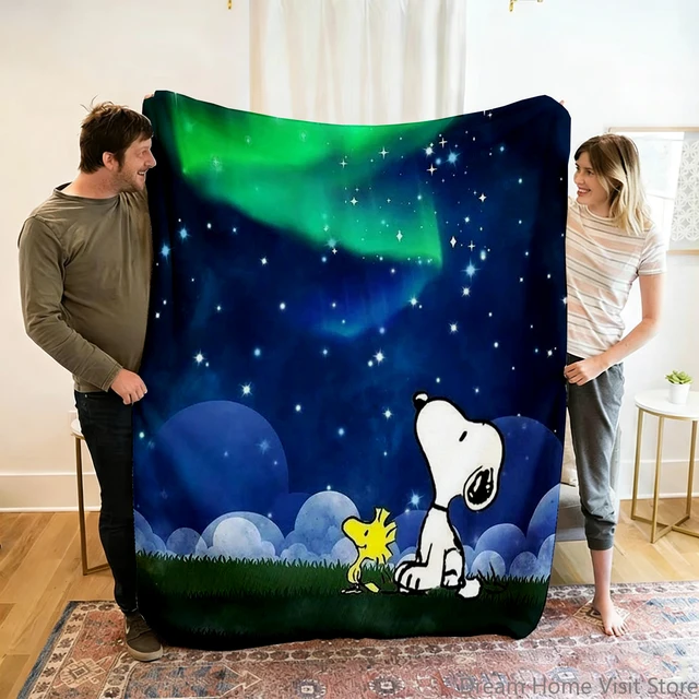 Manta de Anime Suave y Cálida de Snoopy 6