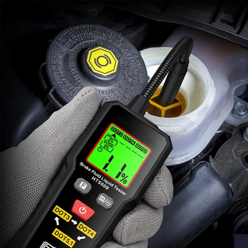 Car Brake Fluid Moisture Tester Auto Brake Fluid Liquid Tester Pen Backlit Oil Moisture Water Detection Car Tool forMost Vehicle 2