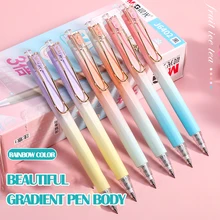 

M&G High-End Ultra Retractable Gel Pen Set Metal-like Feeling 0.5mm Rollerball Pens for School Office Stationery Gift Set