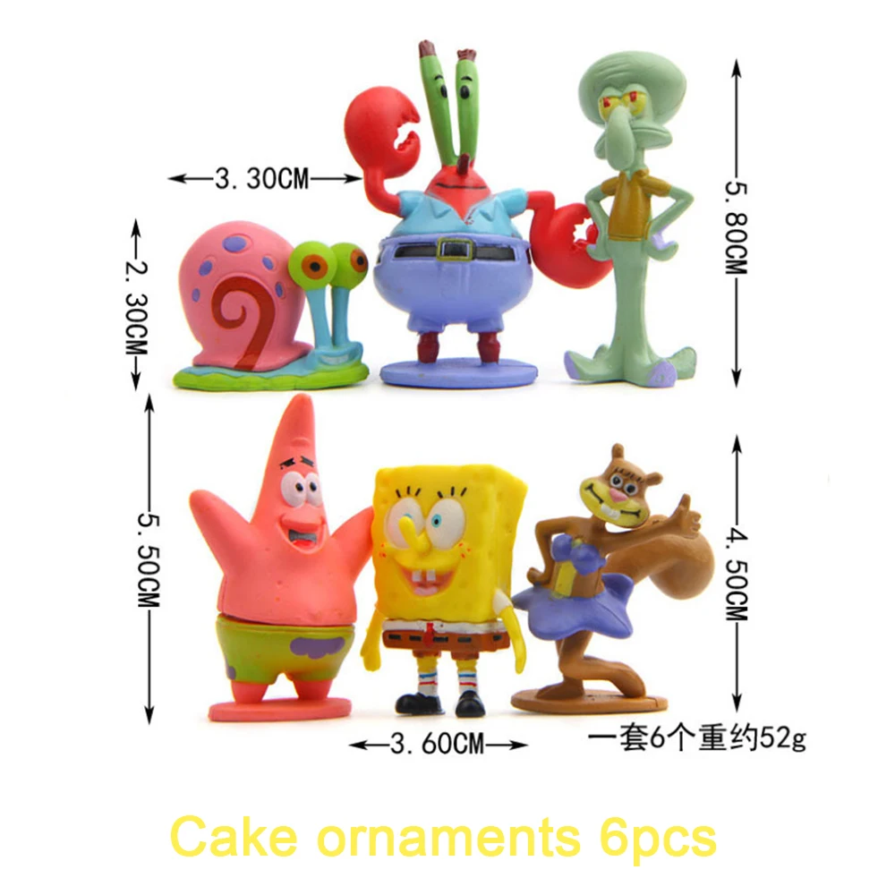 Heißer Spongebob-Themen-Geburtstagsparty-Dekorations-Set: Hintergrund, Teller, Ballons, Tortenaufsatz, Kulisse, Babyparty, Kindergeschenk-Zubehör – Detail 21