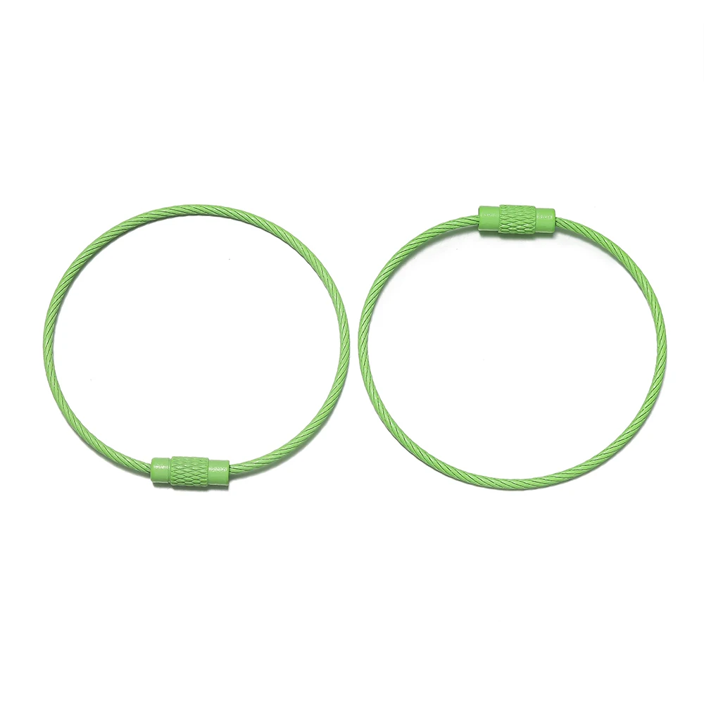 Colorful Iron Key Rings for Jewelry Making and DIY Crafts (10-Pack, 50mm)