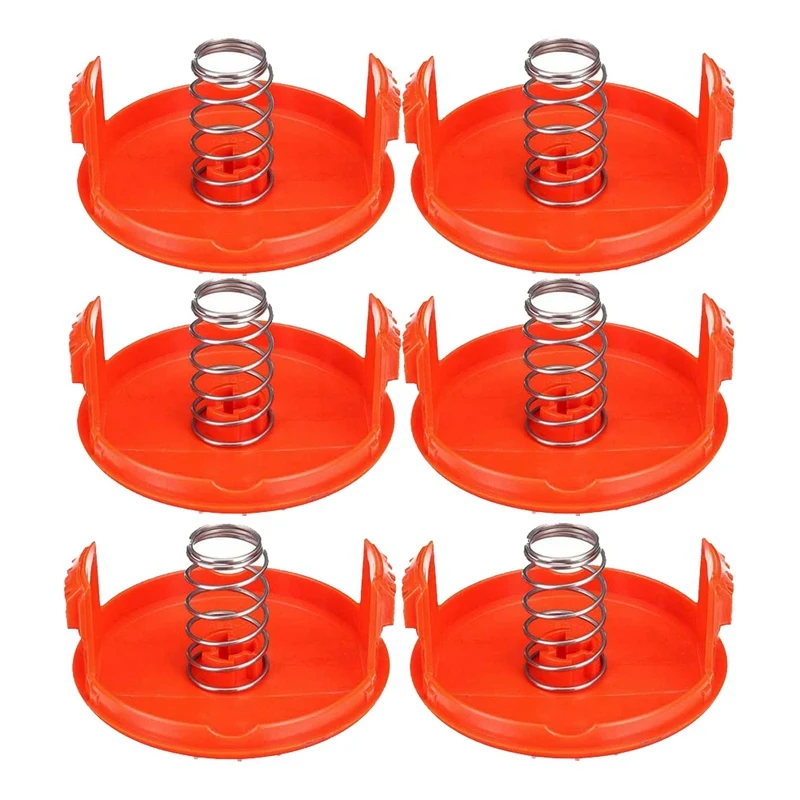 4 Pack RC100P Weed Eater Spool Caps for Black Decker AFS Trimmers, 4 Caps  and 4 Springs, Easy Installation 