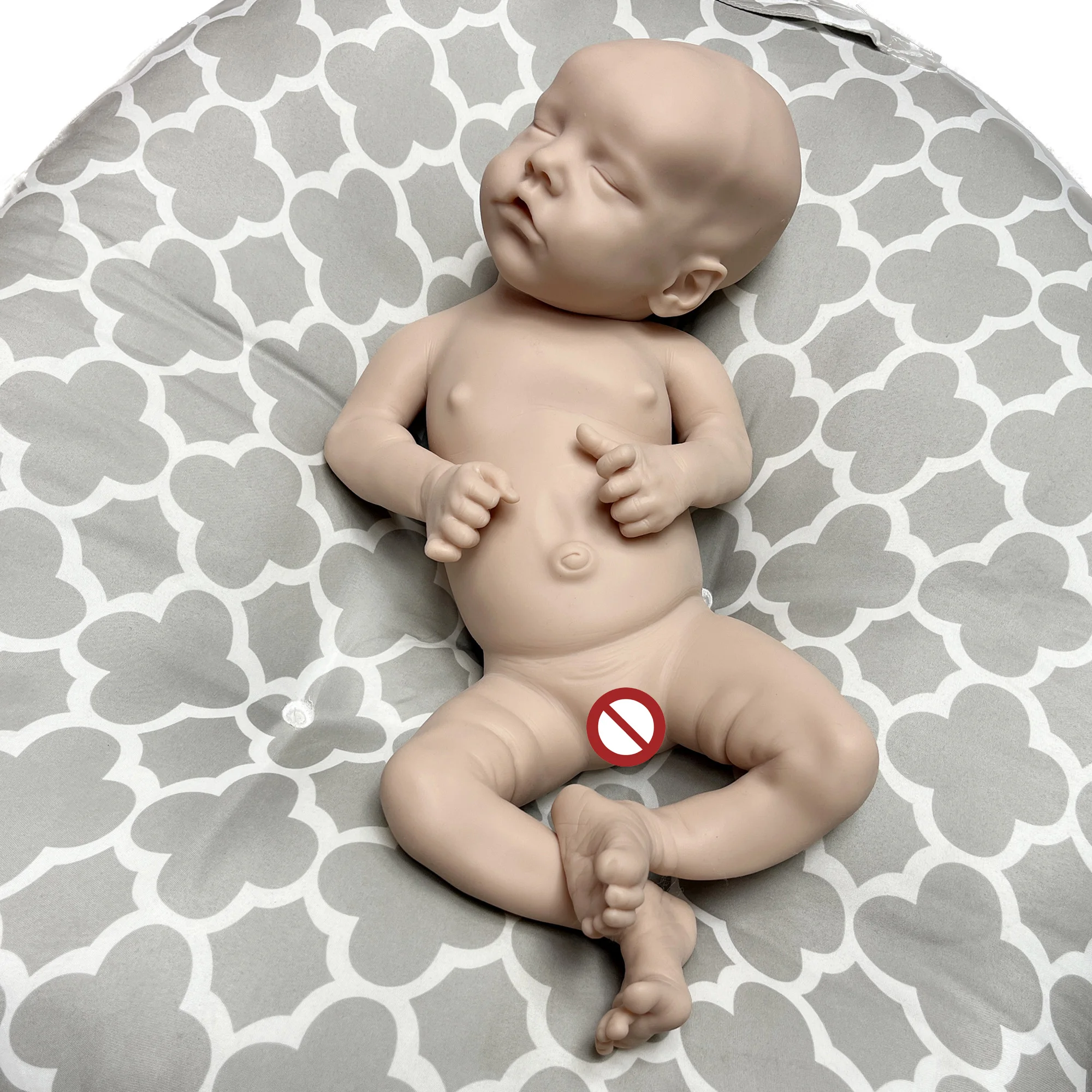 Bambola Rinata In Silicone Solido Pieno Morbido Da 18 Pollici Joseph Non Verniciata Unfished Realistic Bebe Reborn Doll Bebé Reborn De Silicona
