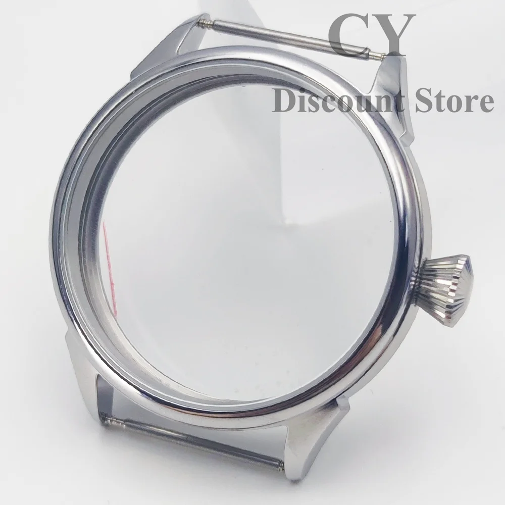 Silver Stainless Steel 42mm Watch Case