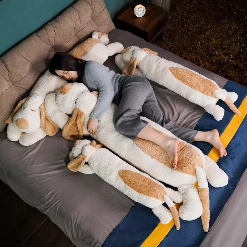 Lovely Soft Down Cotton Dog Plush Pillow Doll Stuffed Pet Doll Baby Sleep Pillow Accompany Gift for Girlfriend 3