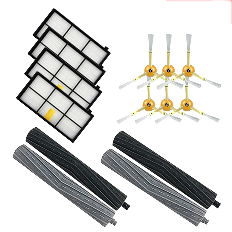 iRobot Roomba Accessories Replenishment Kit with Rubber Side Brush and HEPA Filter