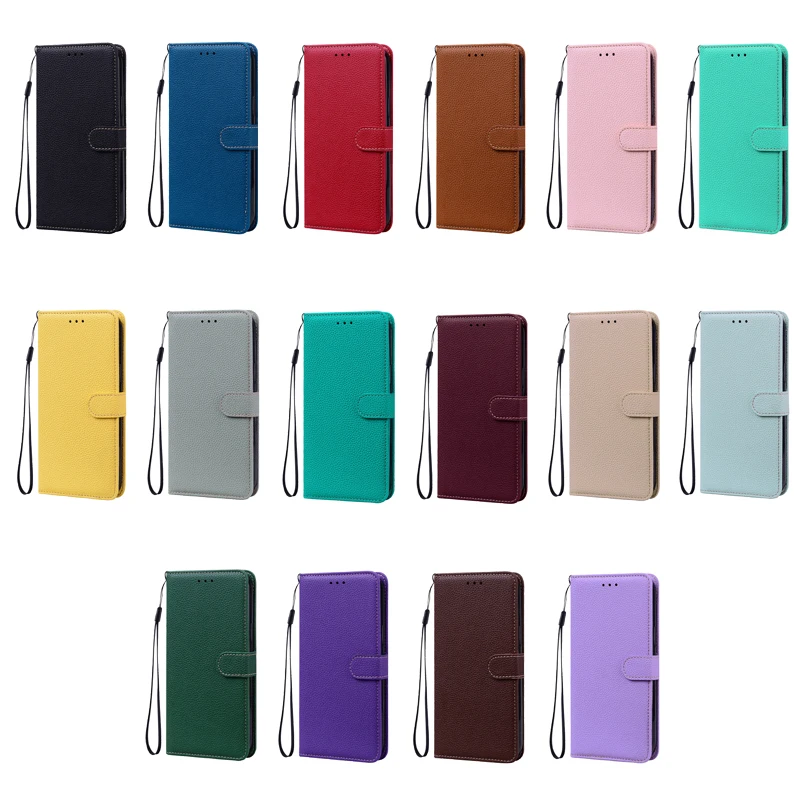Color Leather Flip Case For Oneplus 9 9R 9RT 6 6T 7 7T 8 8T 10 Pro One Plus Nord 5G N10 N100 Wallet Cover Phone Bag Bumper Coque — view 6