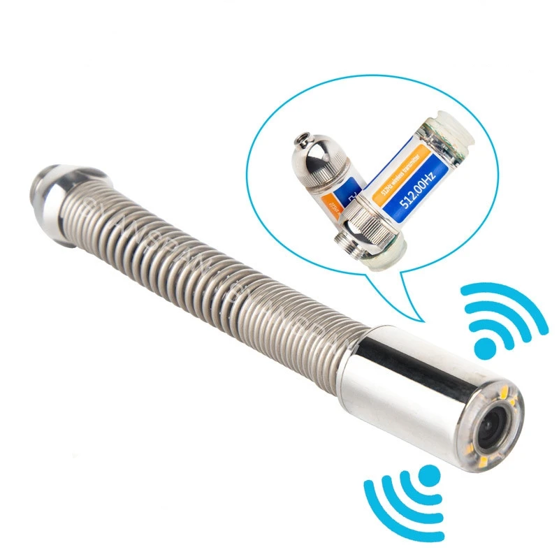 SYANSPAN-Caméra d'inspection de canalisations, endoscope de localisation de  pipeline, DVR, WiFi, image auto-tombante, mode émetteur 512Hz, 23mm