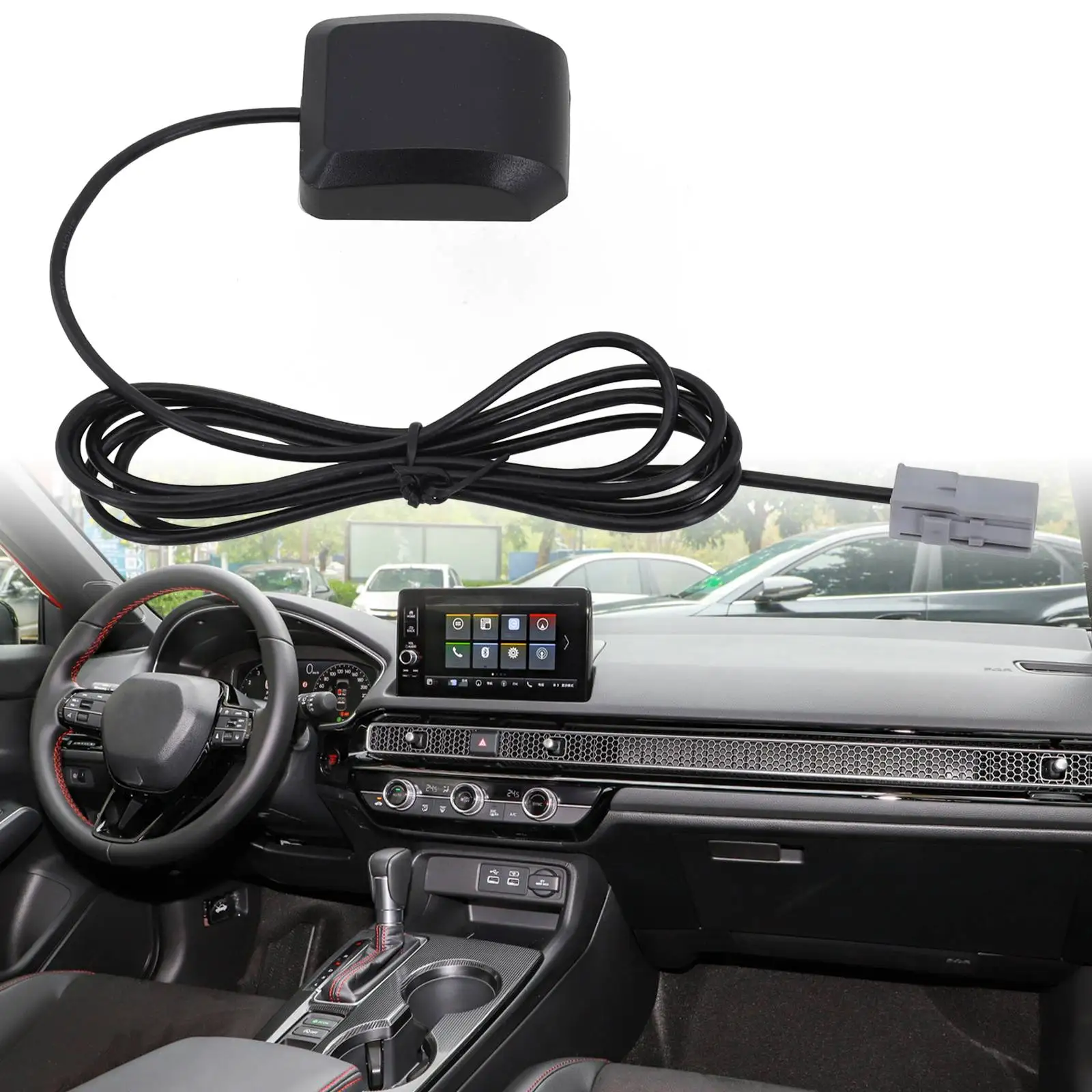 

ABS Black GPS Antenna Non Deformation Notes Package Content GPS Antenna Car GPS Receiver Antenna Plug Type GT S