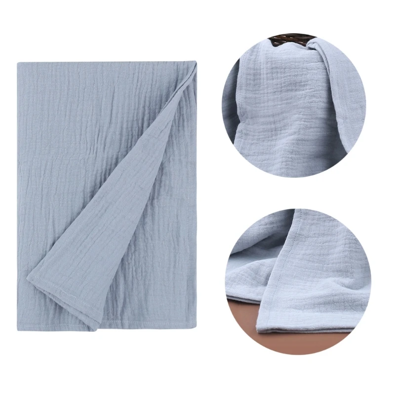 Baby Muslin-Towel Cotton Swaddle Blanket Infant Summer Thin Quilt High Absorbent Bath Towel Air Conditioned Room Blanket 3