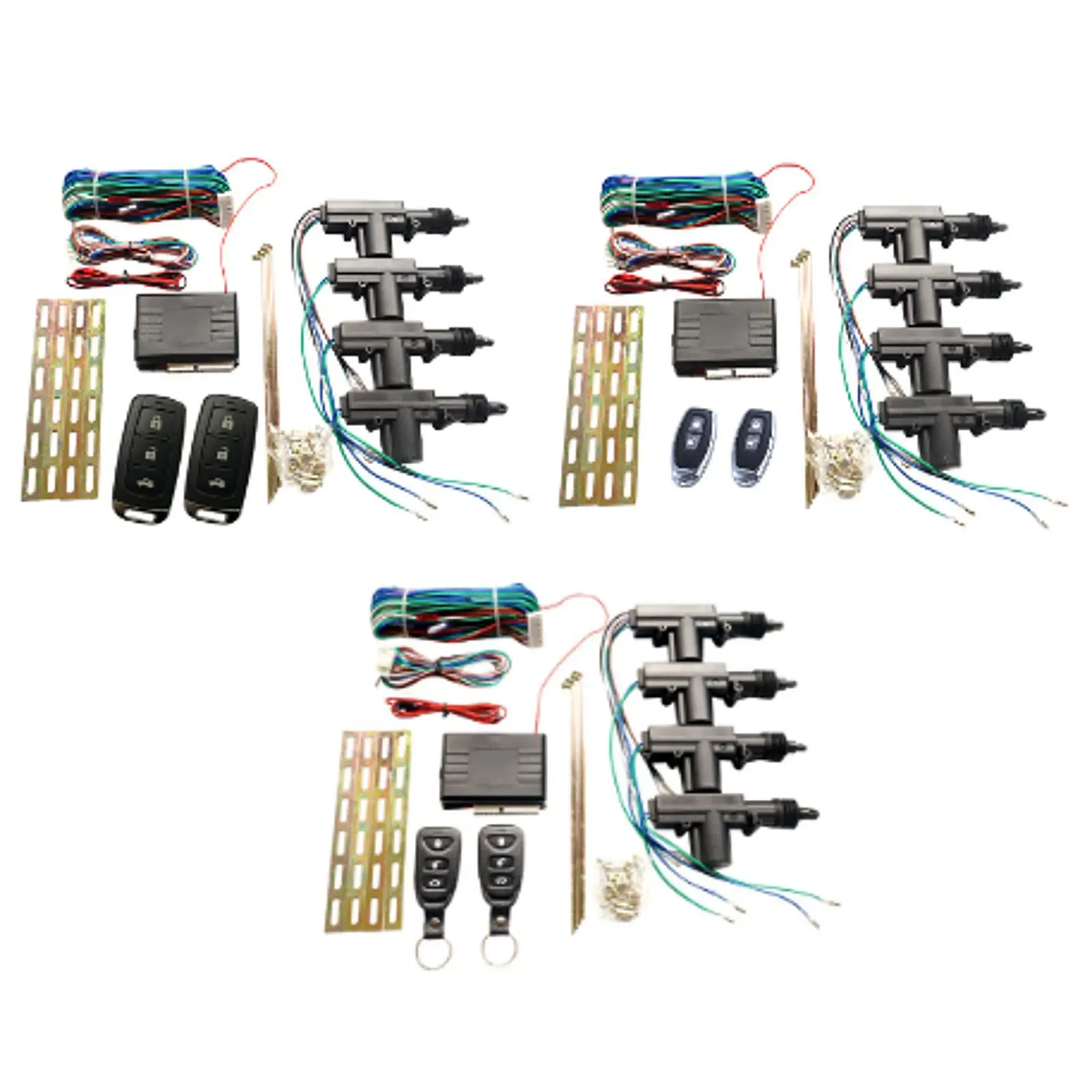 Car Door Lock 433MHz 2 Remote Car Accessories Easily Install Door Lock Actuator Universal Premium Keyless Entry System 12V
