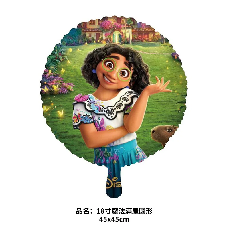 Disney Encanto Party Decorations Supplies Latex Balloon Tableware Cake Toppers Paper Plates Cups For Kids Birthday Toys Gifts 