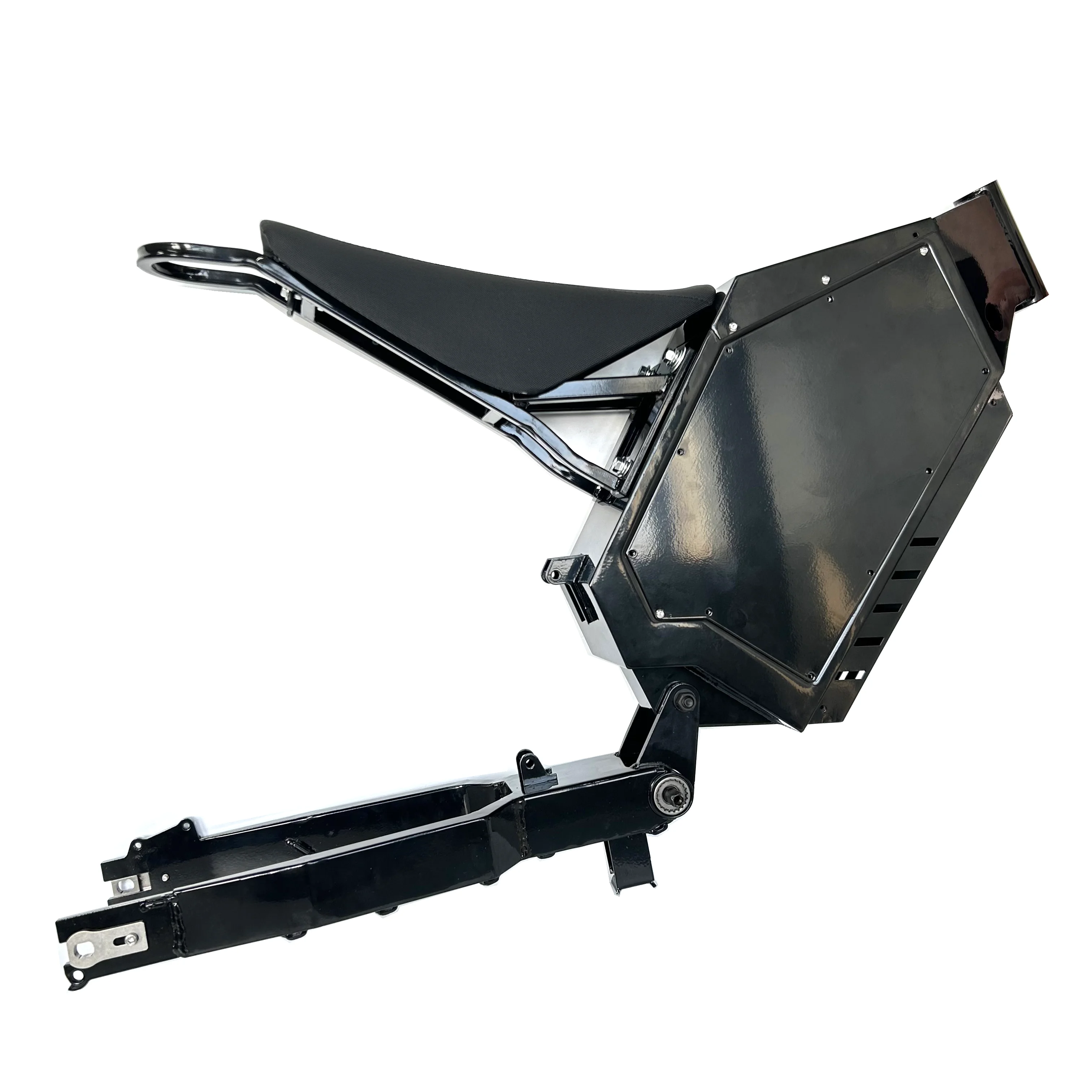 Stealth Bomber Electric Fat Bike Frame for 26x4.0' Wheel E-Motorcycle Enduro Ebike 3000W 5000W 8000W 10000W Power Black S