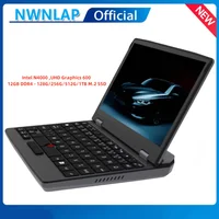 7 Inch Mini Laptop N4000 Notebook Touch Screen Portable Netbook Windows 10 Mini PC Micro Computer Bluetooth 4.2 12GB 1TB 1