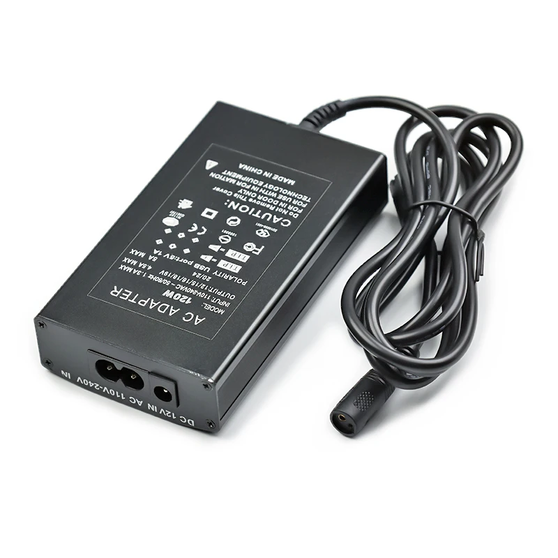 Carregador de Carro Ajustável Alimentação para Notebook Usb 120w 220v 110v 12v 15v 16v 18v 19v Universal ac dc Power Adapter 20v 22v 24v - Imagem 5