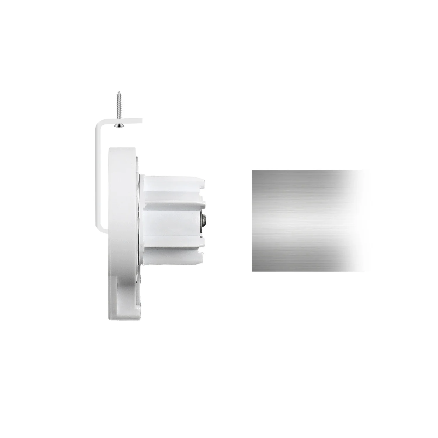 Rollease RB360 Roller Shade Bracket Set, 1 Pair R-Series Bracket for R3 & R8 Shade Clutch, Roller Shades System Accessories