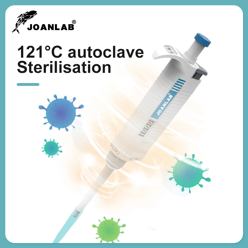 JOANLAB معدات مختبر ماصة ميكروبيبيت رقمية قابلة لل...