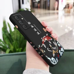 Good Luck Carp Design Phone Case - Samsung A15 5G(4G) (Black)
