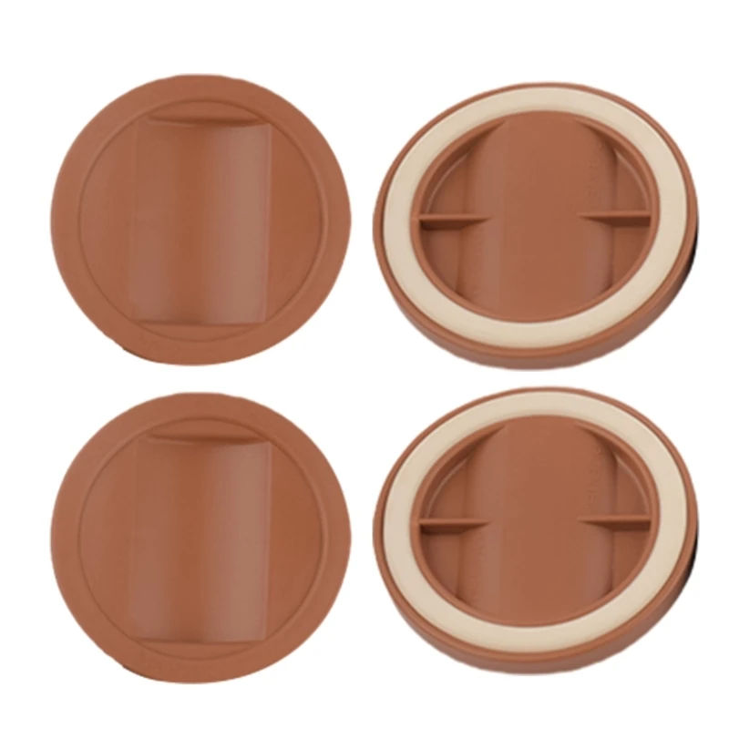 4Pcs 가구 휠 스토퍼 미끄럼 방지 캐스터 컵 고무 침대 프레임 스토퍼 가구 바닥 보호 장치가 긁힘을 방지합니다.