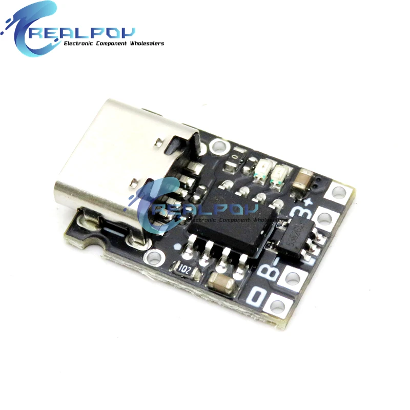 Universal USB Type-C Lithium Battery Charging and Boost Module with Integrated Protection