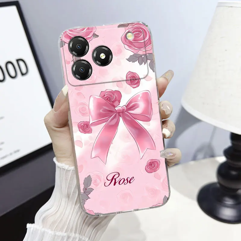 Marble Clear Soft Silicone Protective Phone Case