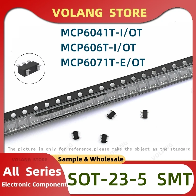 

5 шт./партия MCP6041T-I/OT SOT-23-5 MCP606T CHIP SC-74A SMT 6071T-E/OT SOT-753 SMD